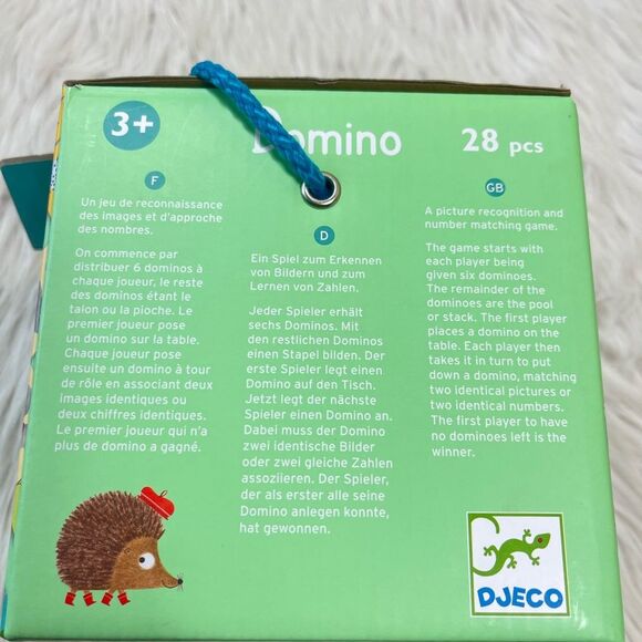 DJECO Forest Animals domino for kids age 3+ preschool - Picture 3 of 3